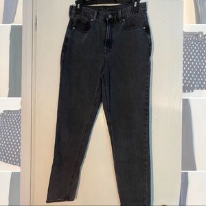 Light black American Eagle Mom Jeans